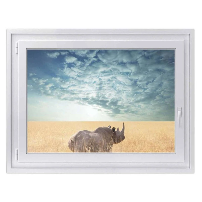 Fensterfolie [quer] - Design: Rhino