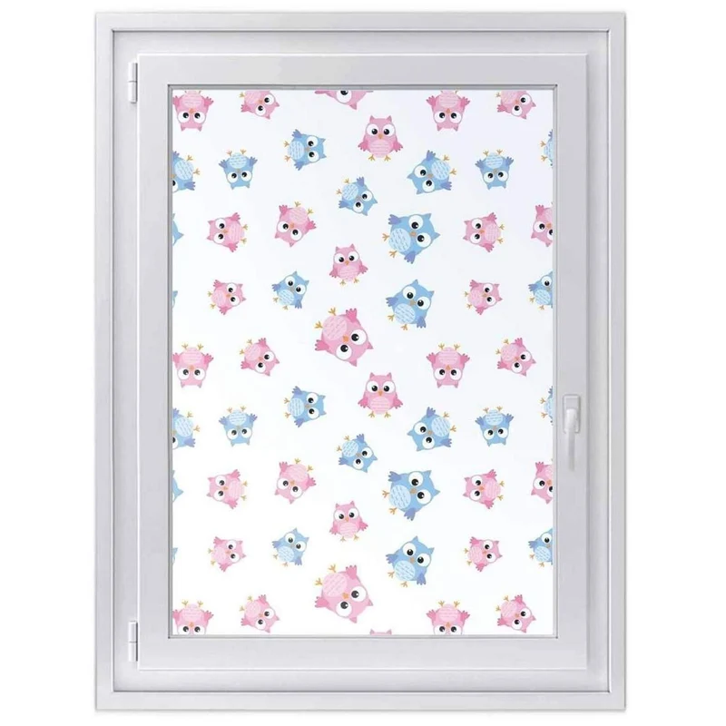 Fensterfolie [hoch] - Design: Eulenparty