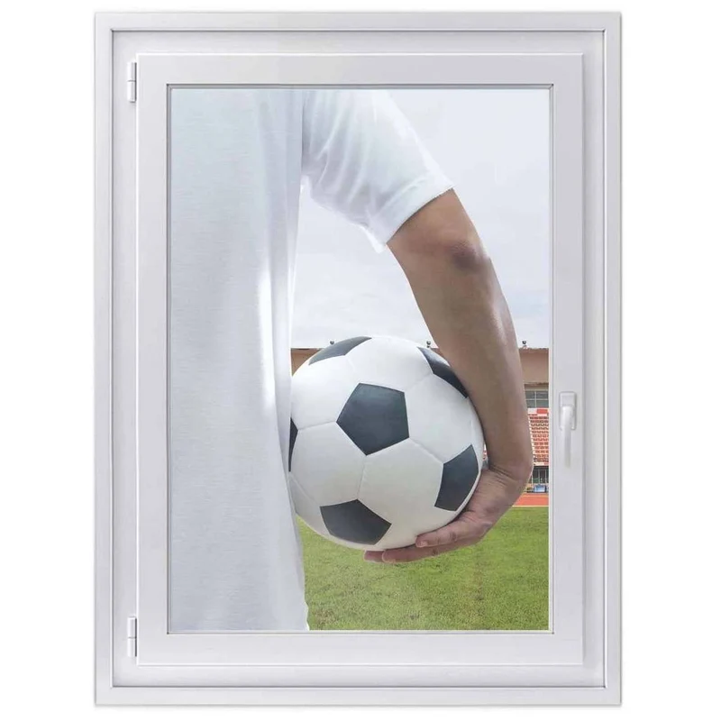 Fensterfolie [hoch] - Design: Footballmania