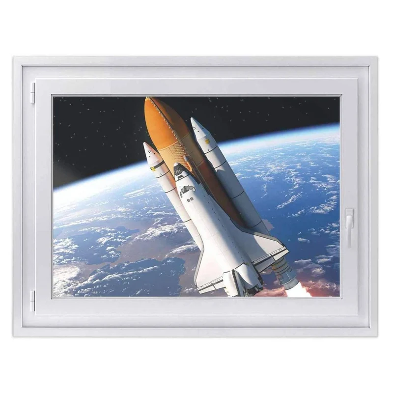 Fensterfolie [quer] - Design: Space Traveller