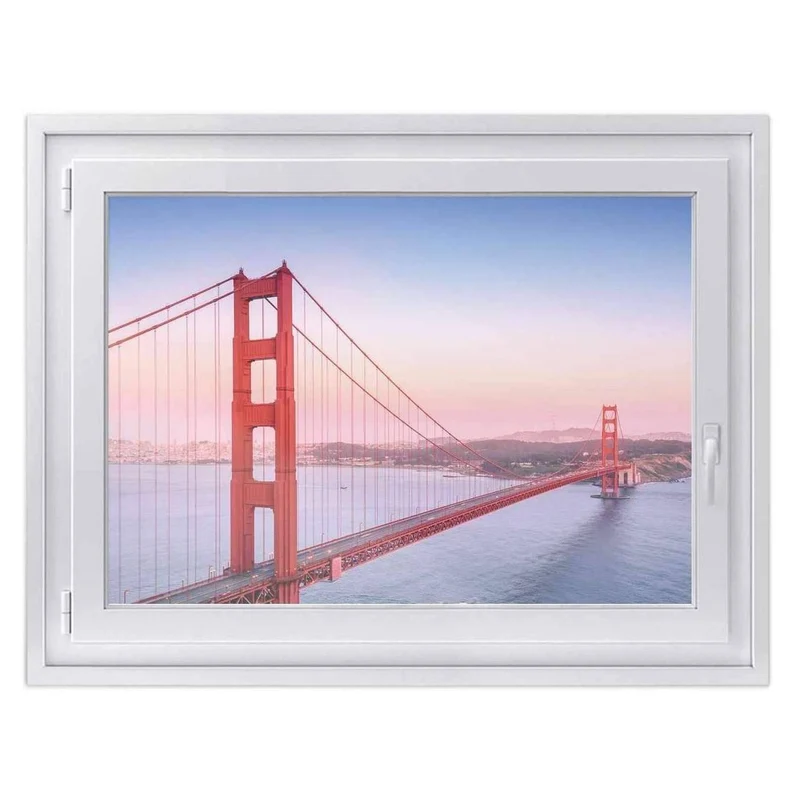Fensterfolie [quer] - Design: Golden Gate