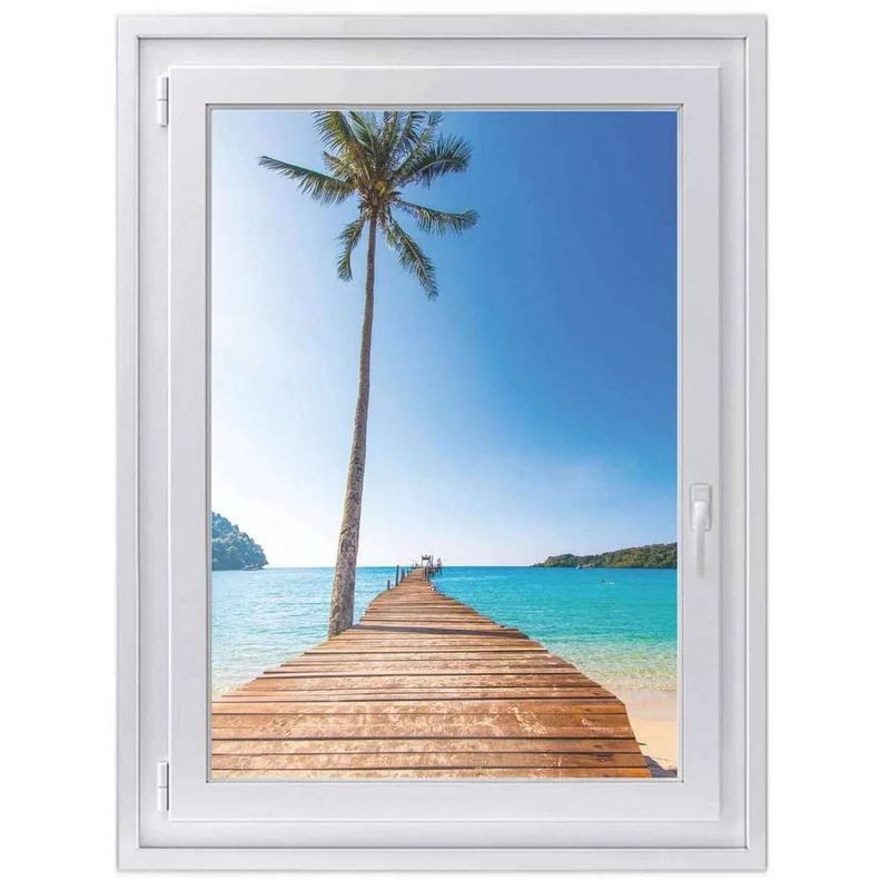Fensterfolie [hoch] - Design: Caribbean