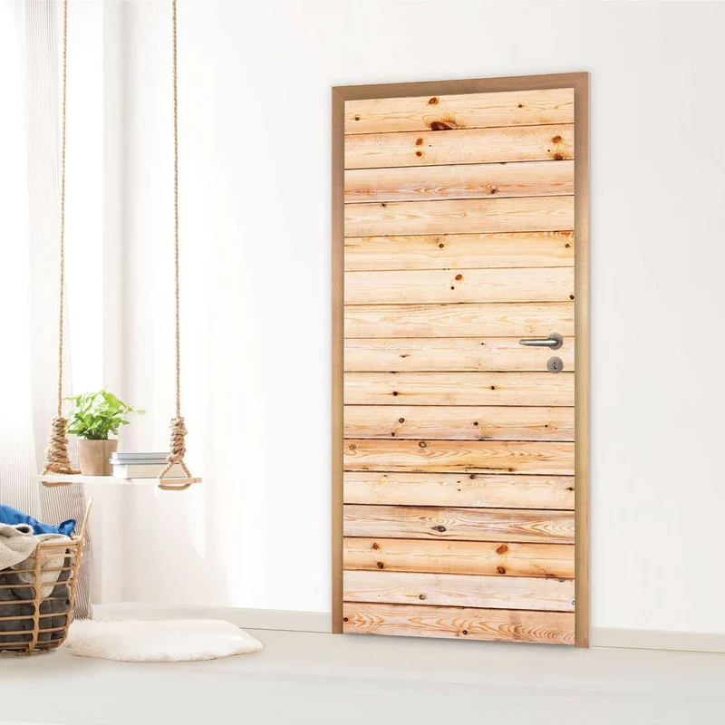 Türfolie - Design: Bright Planks