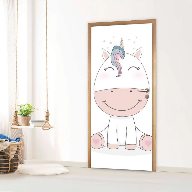 Türfolie - Design: Baby Unicorn
