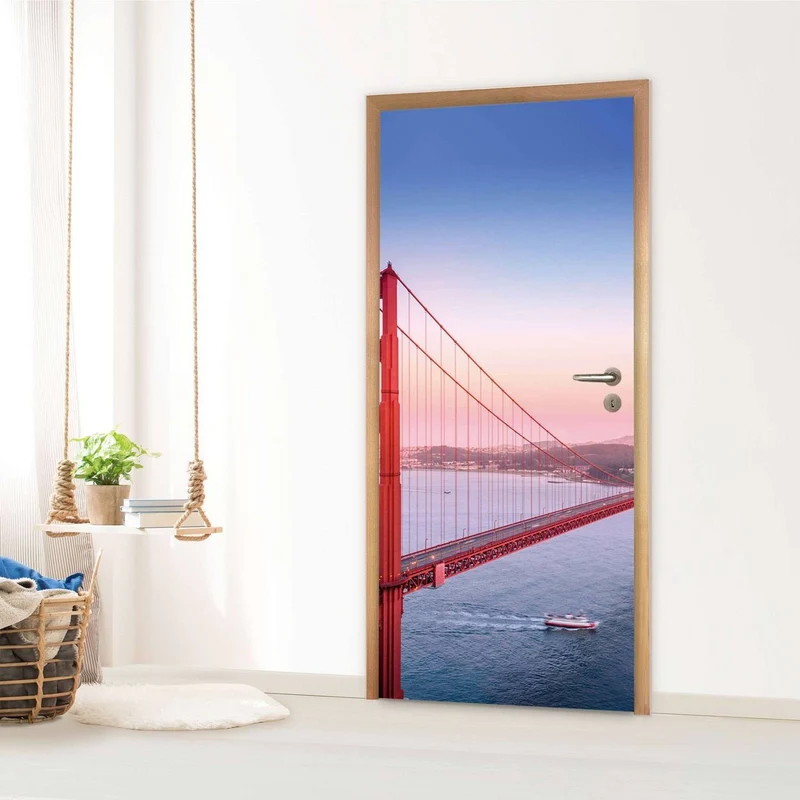 Türfolie - Design: Golden Gate