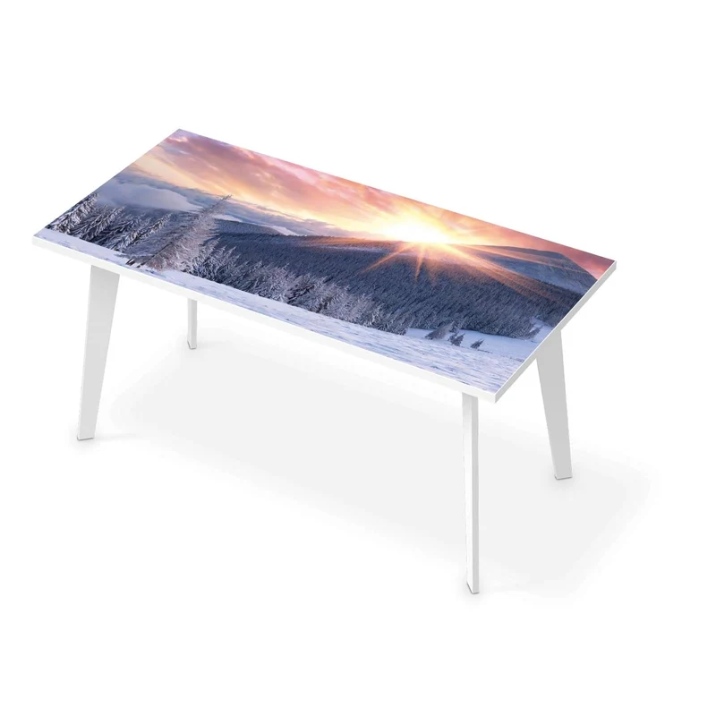 Tischfolie - Design: Zauberhafte Winterlandschaft
