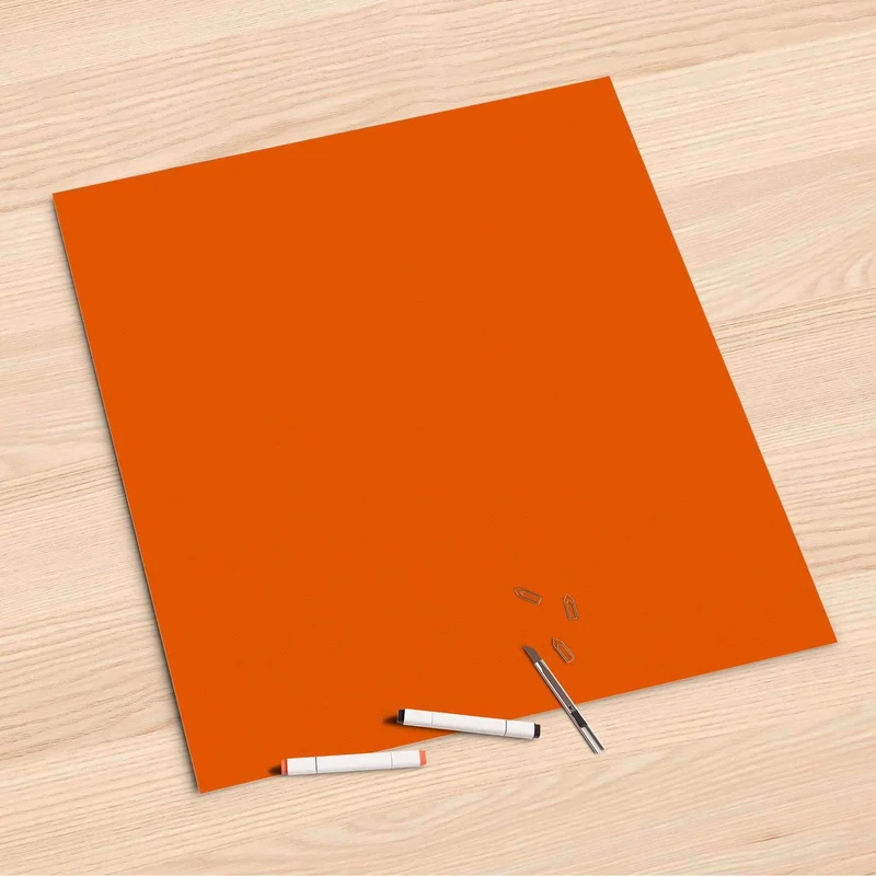 Folienbogen (60x60 cm) - Design: Orange Dark