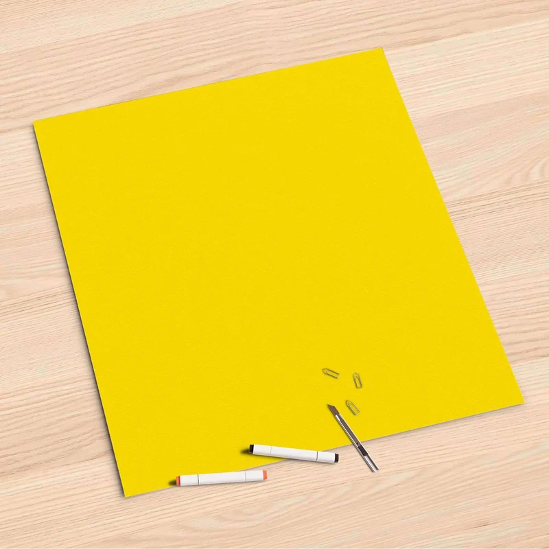 Folienbogen (60x60 cm) - Design: Gelb Dark
