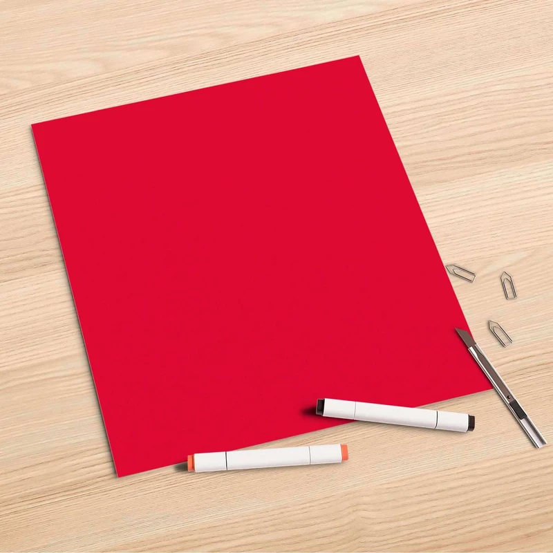 Folienbogen (30x30 cm) - Design: Rot Light