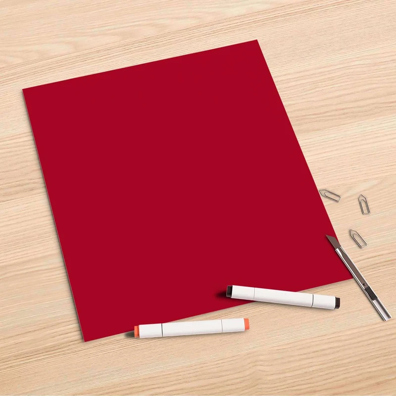 Folienbogen (30x30 cm) - Design: Rot Dark