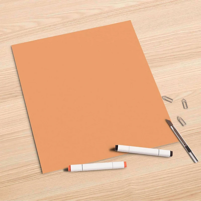 Folienbogen (30x30 cm) - Design: Orange Light