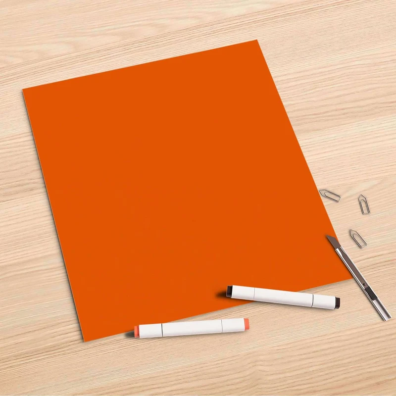 Folienbogen (30x30 cm) - Design: Orange Dark