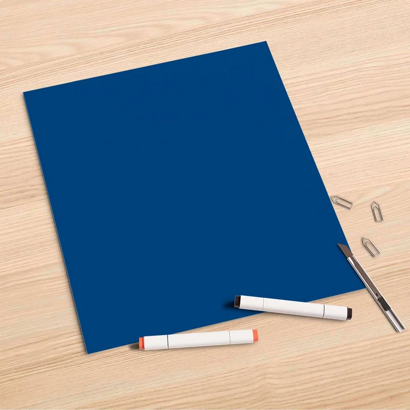 Folienbogen (30x30 cm) - Design: Blau Dark