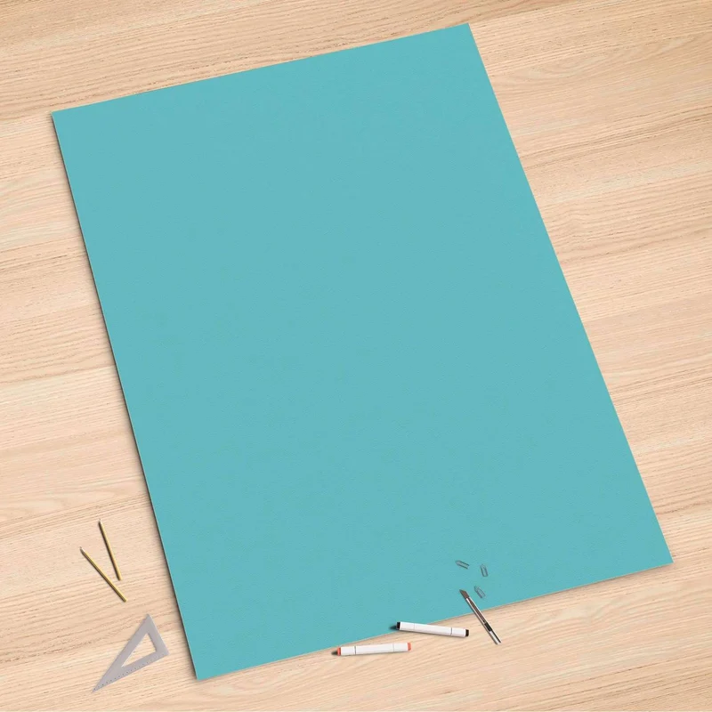 Folienbogen (100x150 cm) - Design: Türkisgrün Light