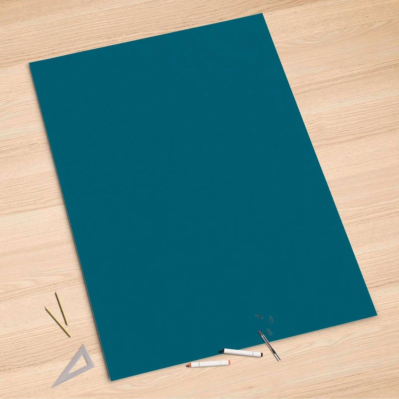 Folienbogen (100x150 cm) - Design: Türkisgrün Dark