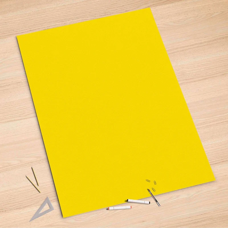Folienbogen (100x150 cm) - Design: Gelb Dark