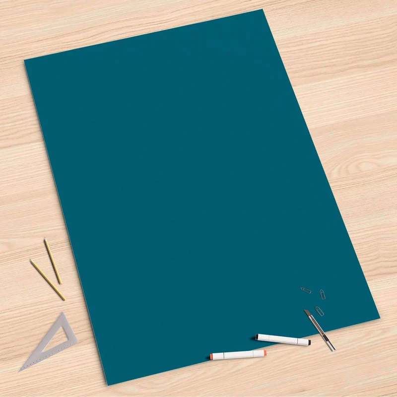 Folienbogen (80x120 cm) - Design: Türkisgrün Dark