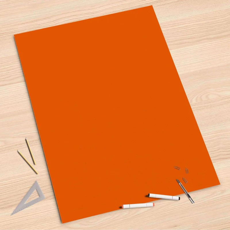 Folienbogen (80x120 cm) - Design: Orange Dark