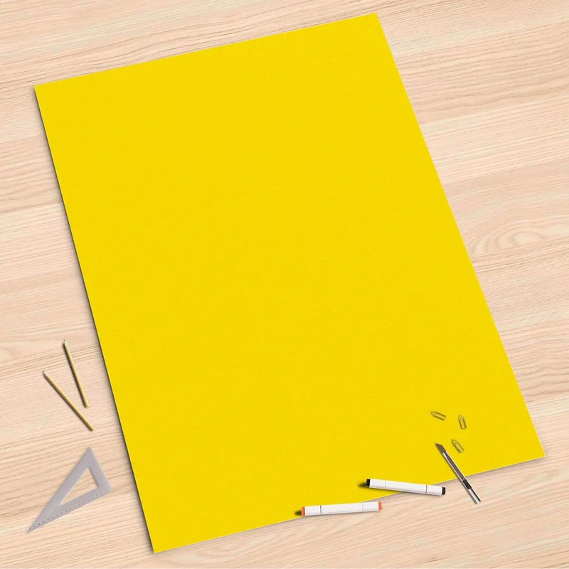 Folienbogen (80x120 cm) - Design: Gelb Dark