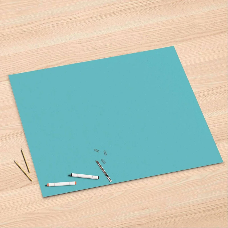 Folienbogen (120x80 cm) - Design: Türkisgrün Light