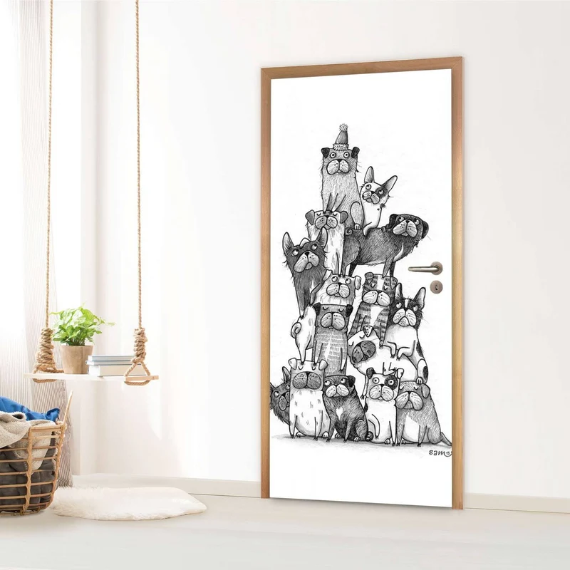 Türfolie - Design: Bully-Stapel