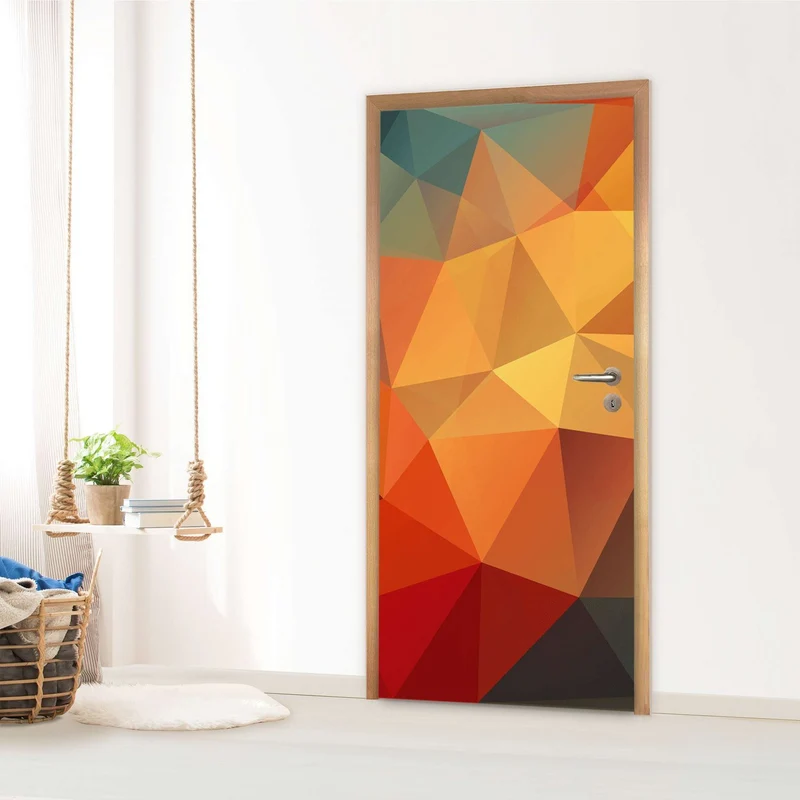 Türfolie - Design: Polygon
