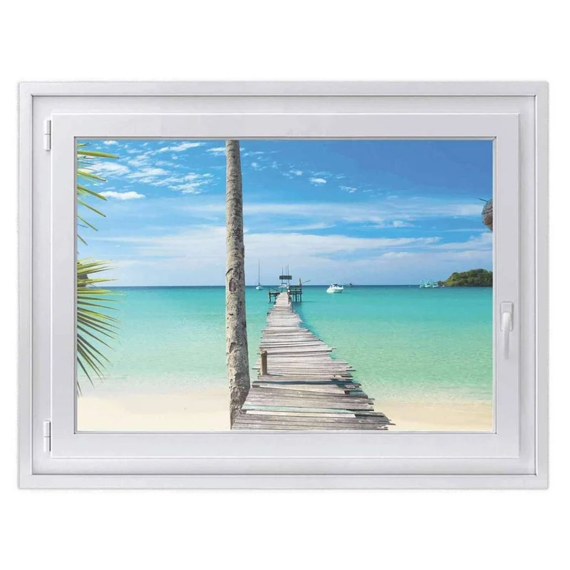 Fensterfolie [quer] - Design: Blue Water