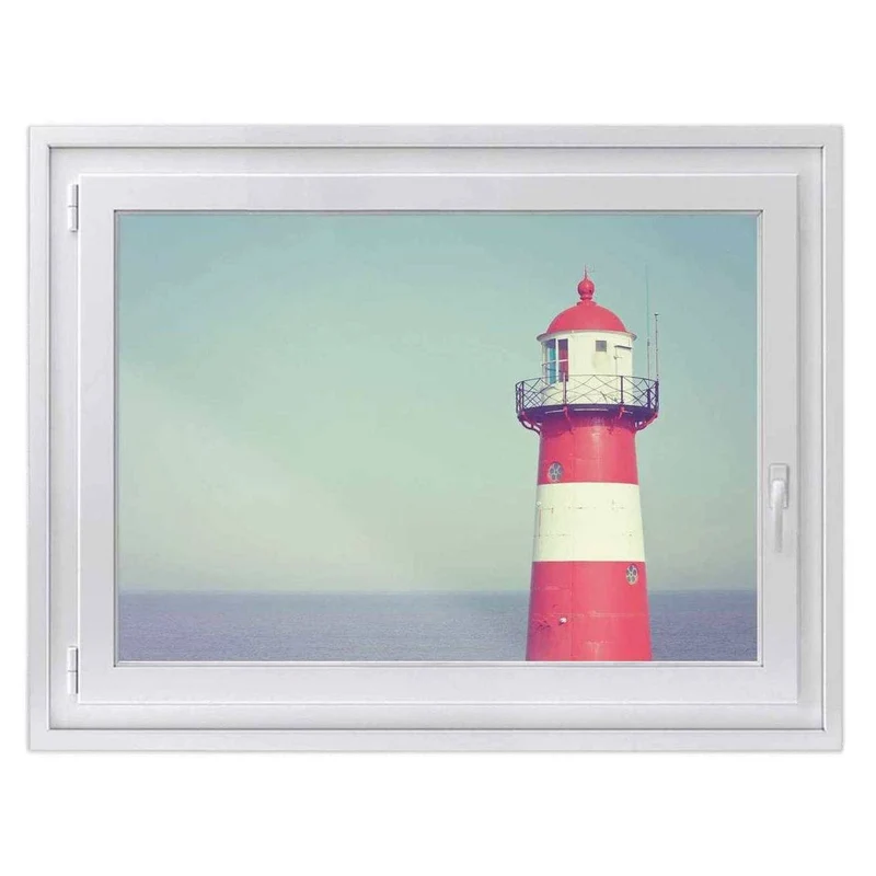 Fensterfolie [quer] - Design: Leuchtturm