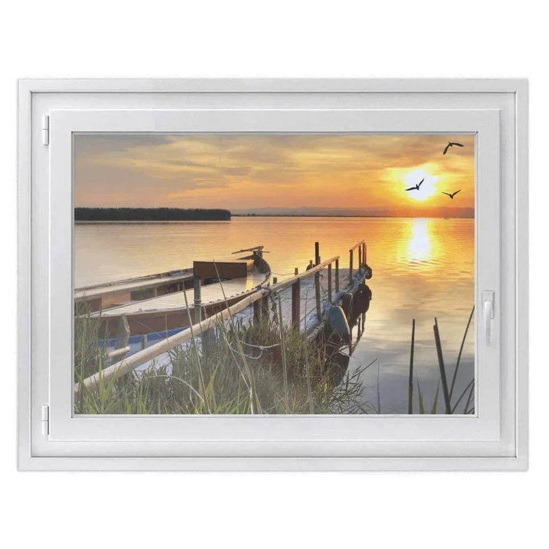Fensterfolie [quer] - Design: Bridge to the sun