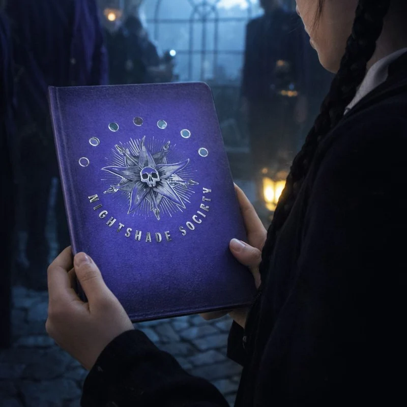 Wednesday Notizbuch A5 – Nightshade Society Journal Gothic Witchy