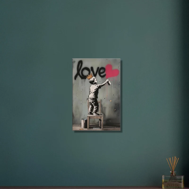 Young Kid 'LOVE' Graffiti Street Art No. 2