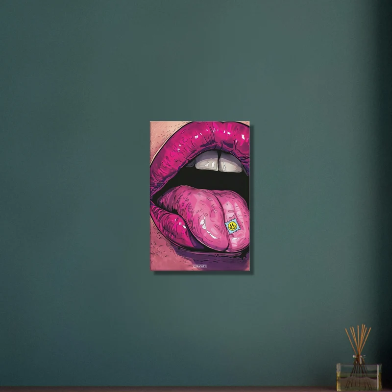 Abstract Street Art Lips