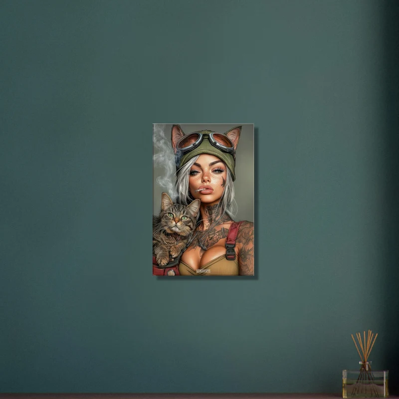 Sexy Tattoo Catgirl