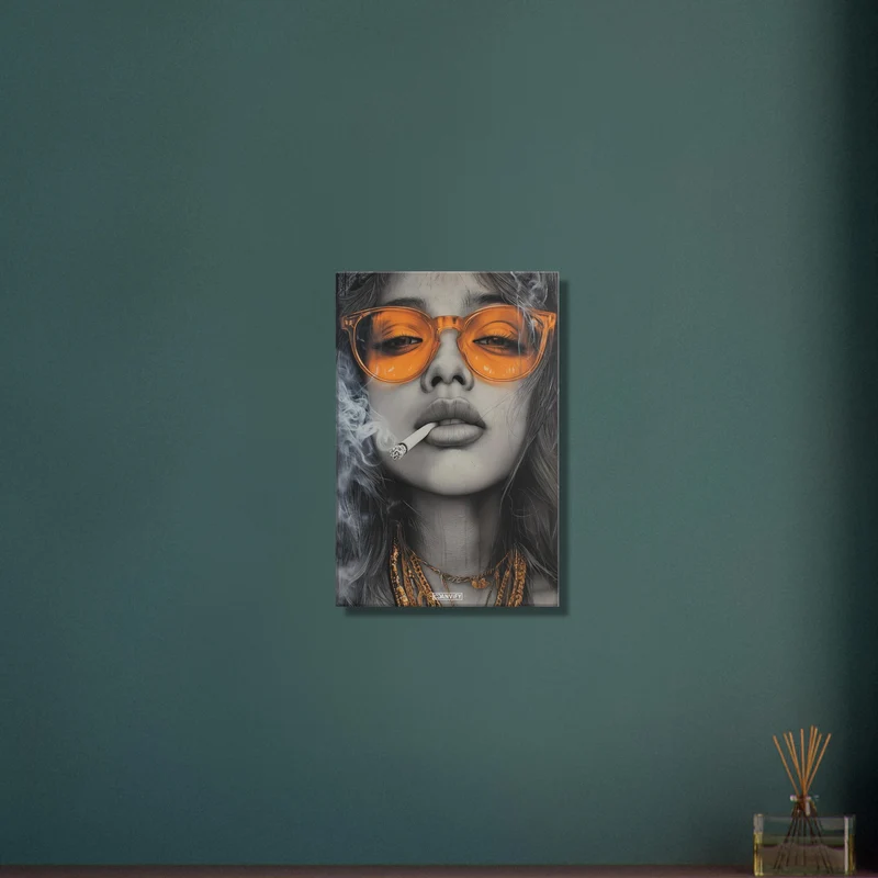 Orange Glasses and Smoke