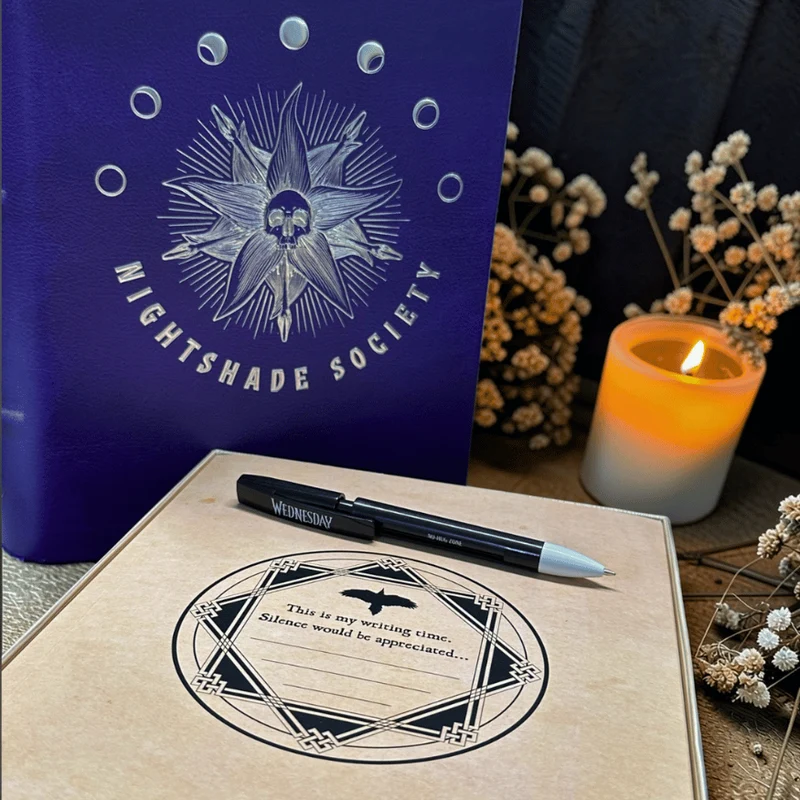 Wednesday Geschenkbox Nightshade Society – Schreibset Gothic Fantasy