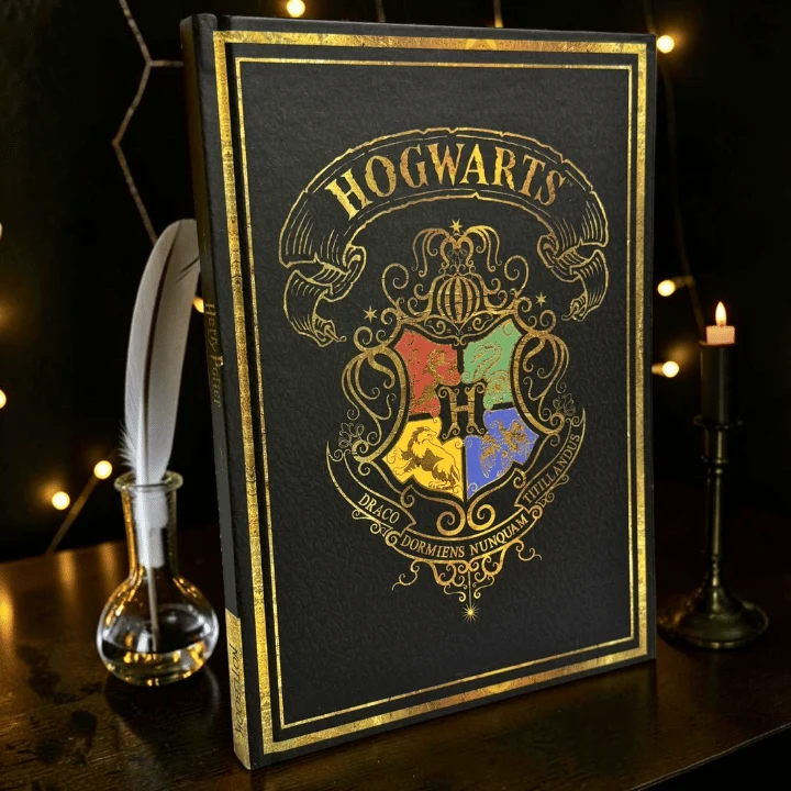 Harry Potter Notizbuch A5 Hogwarts – Wappen Journal für Potterheads
