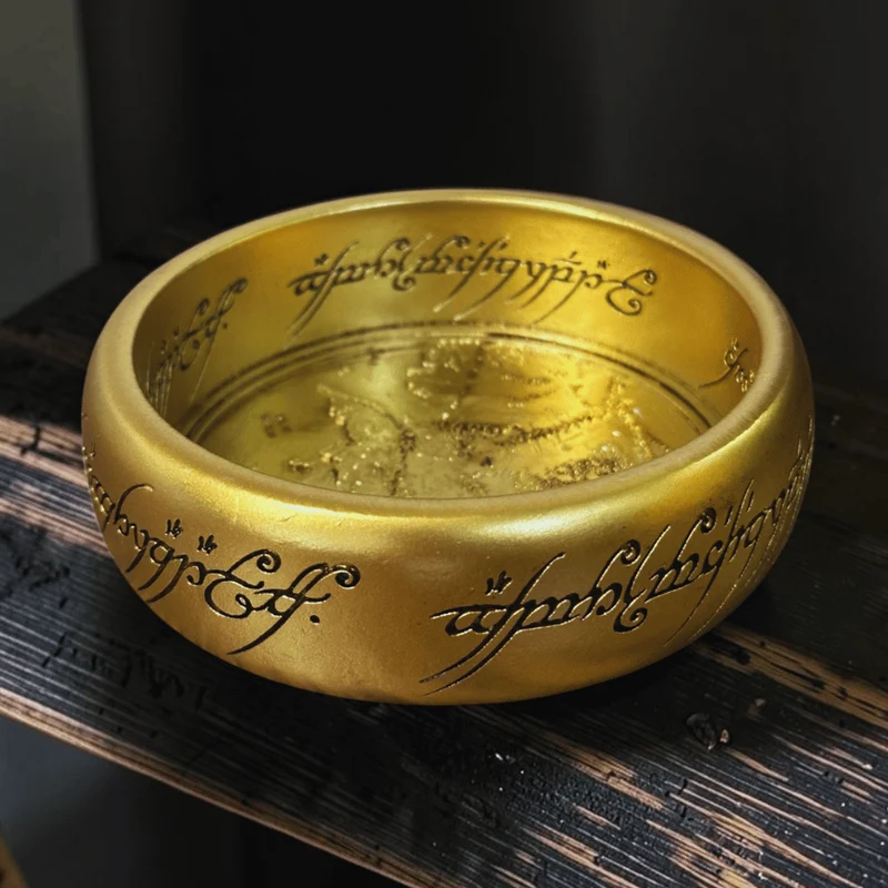 Der Herr der Ringe Schmuckschale – Der Eine Ring mit Mordor-Karte