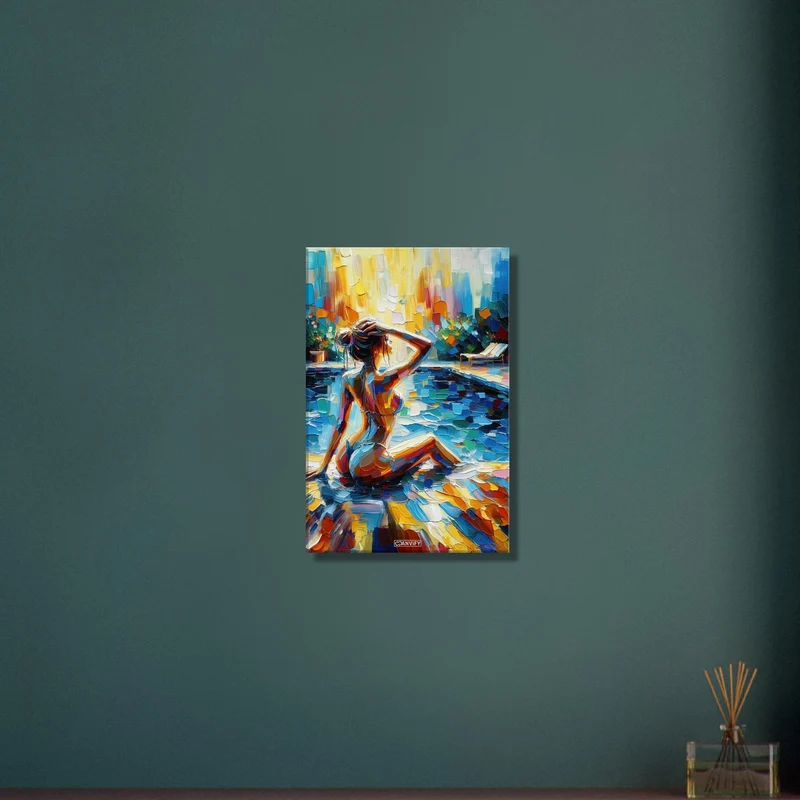 Beautiful Woman Acrylic Painting No. 2