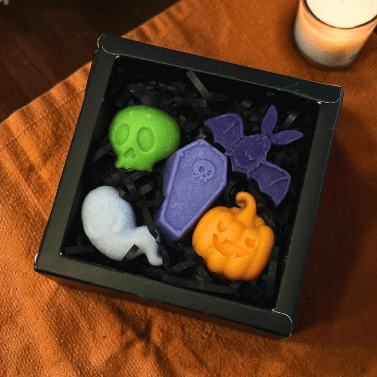 Spooky Wax Melts Set – 5 Duftwachs Figuren mit Toffee Apple Duft