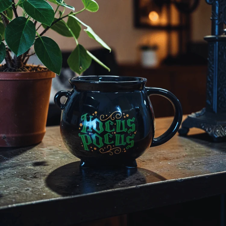 Hexenkessel Tasse Hocus Pokus – Keramikbecher in Kessel Form