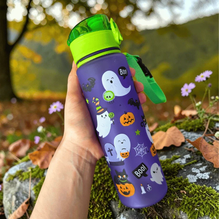 Spooky Trinkflasche Summerween 600 ml – Pop Top Wasserflasche