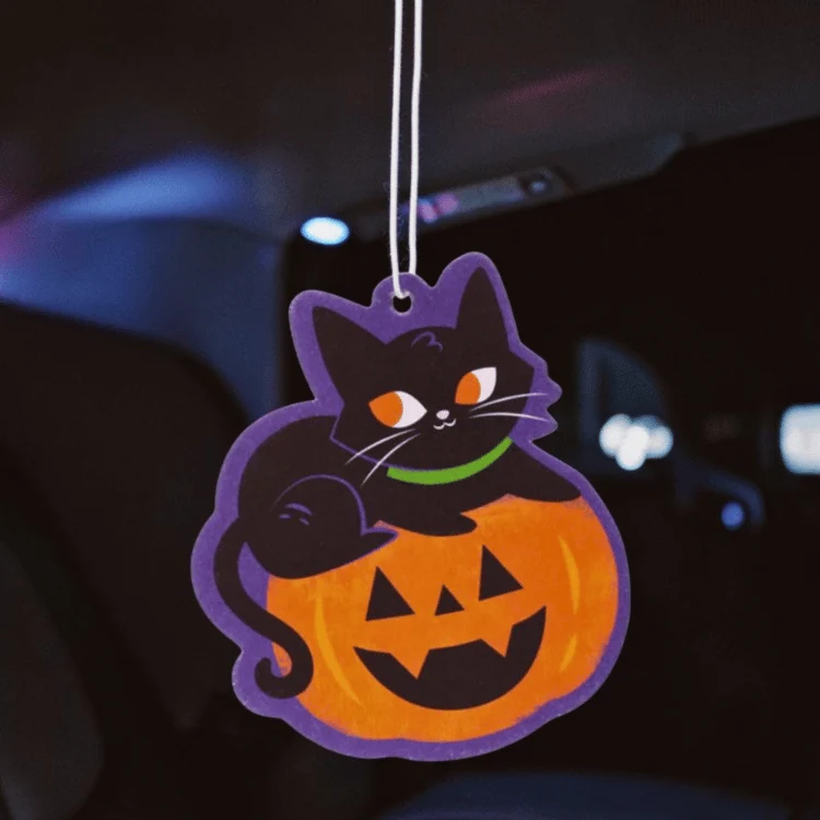 Spooky Auto-Lufterfrischer – Gespenst, Katze & Dracula