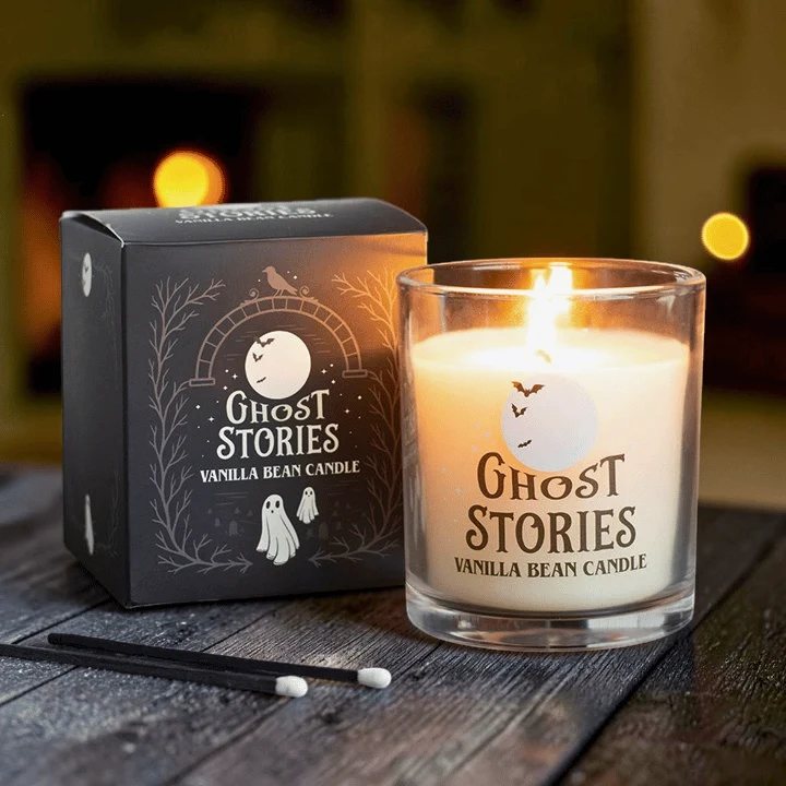 Spooky Duftkerze „Ghost Stories“ – Summerween Kerze im Glas