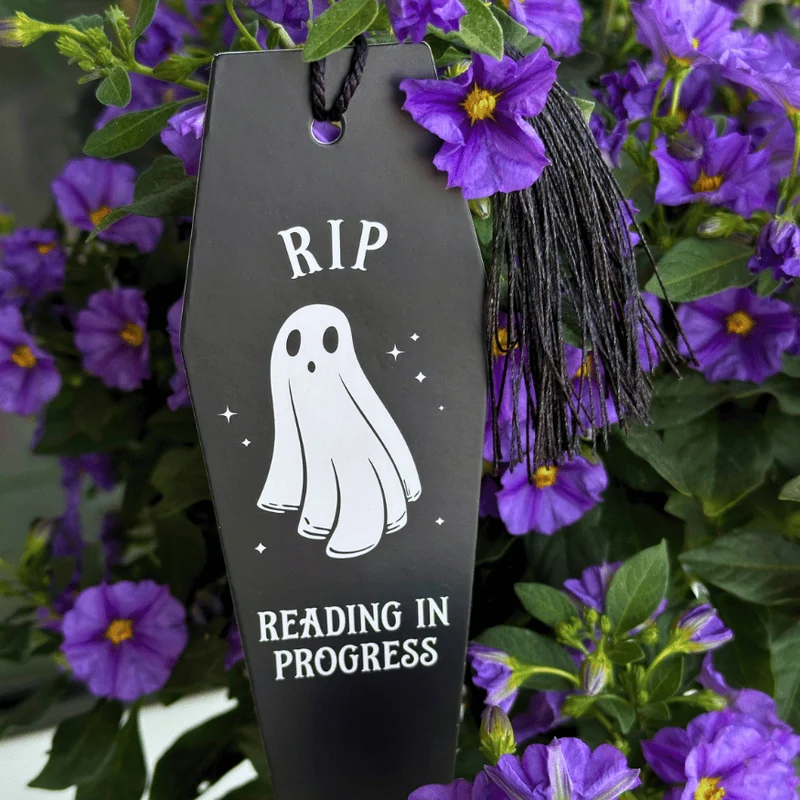 RIP Gespenst Lesezeichen in Sarg Optik – Spooky Reading in Progress Booklover
