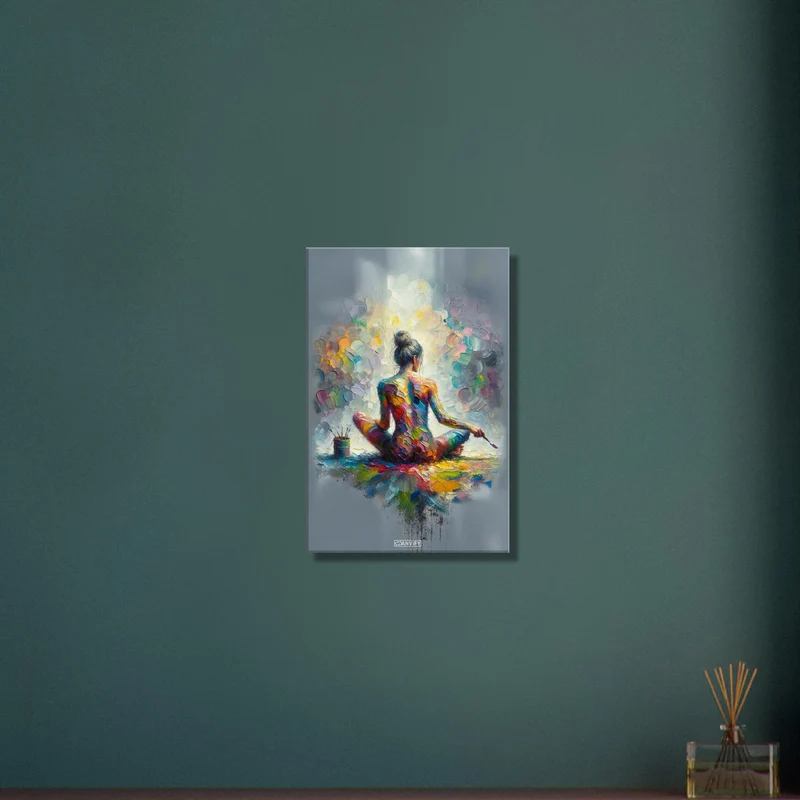 Beautiful Woman Acrylic Painting