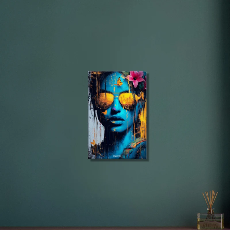 Beautiful Blue Woman