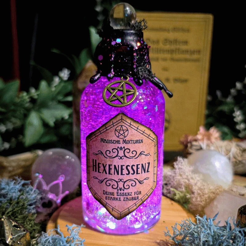 Zaubertrank Flasche Deko – Hexenessenz