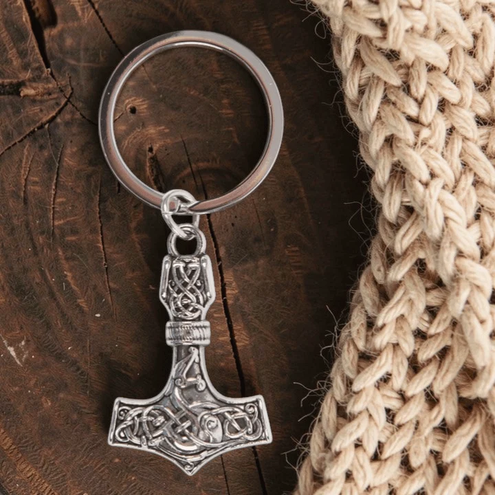 Mjölnir Schlüsselanhänger – Thors Hammer als nordisches Symbol