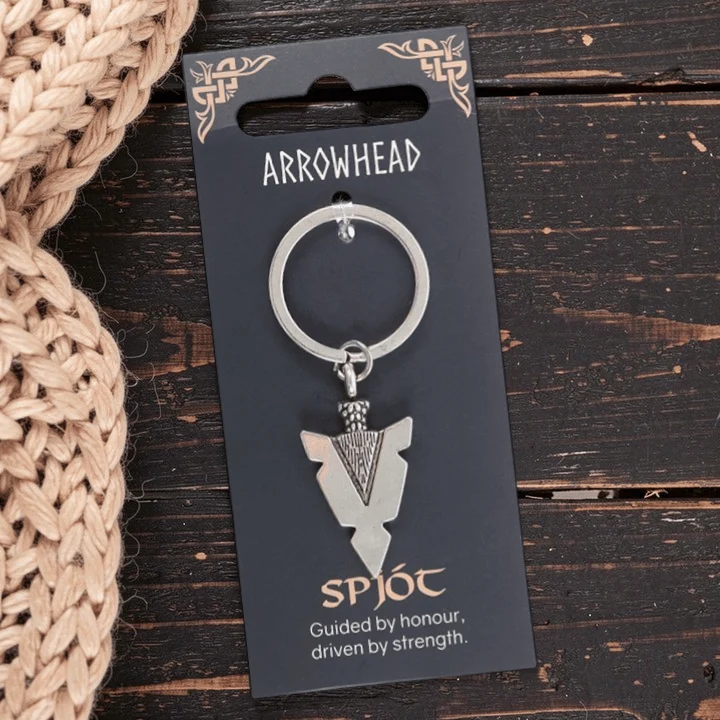 Speerspitzen Schlüsselanhänger – nordischer Talisman für Norse-Fans und Abenteurer