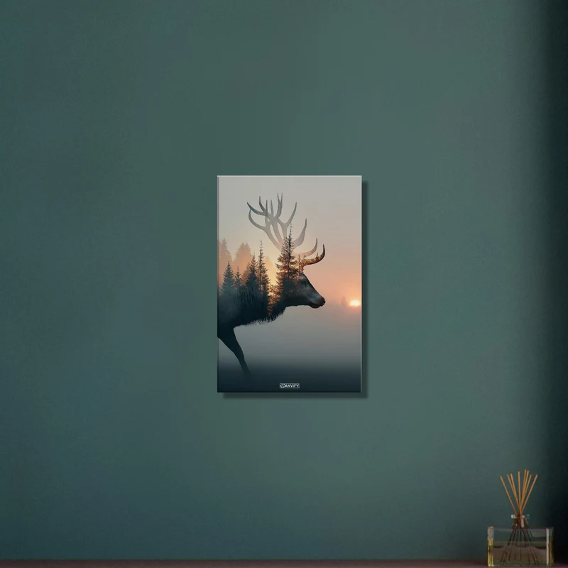 Antler Among the Trees